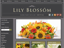 Tablet Screenshot of lilyblossomflorists.com